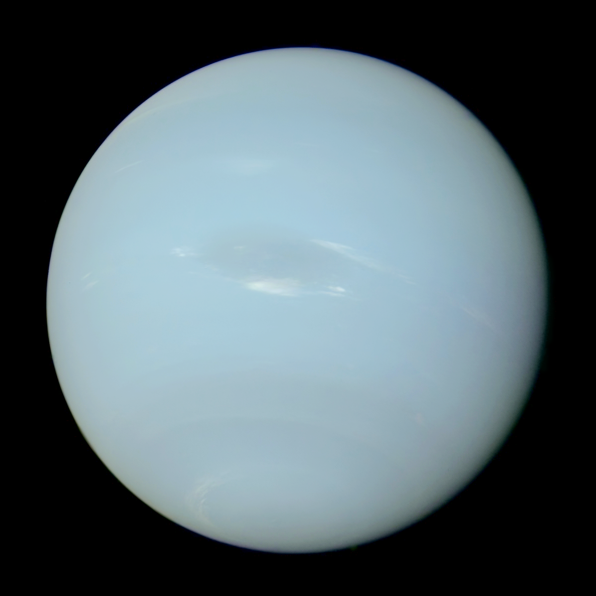 Imagem de referência de Neptuno, descrito nos dados abertos como 8.° planeta a partir do Sol no Sistema Solar