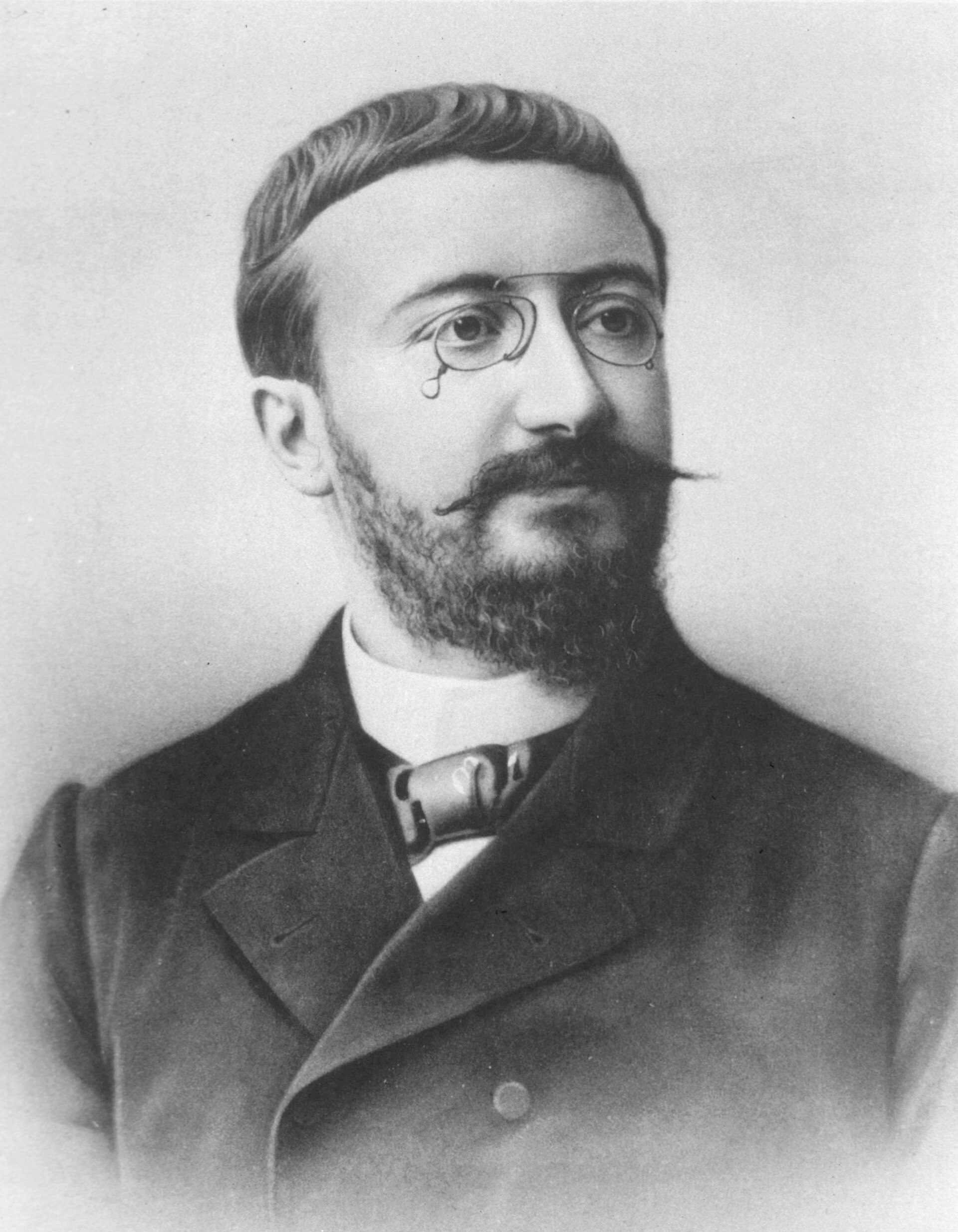 Imagem de referência relacionada a Alfred Binet, item descrito como psicólogo francês