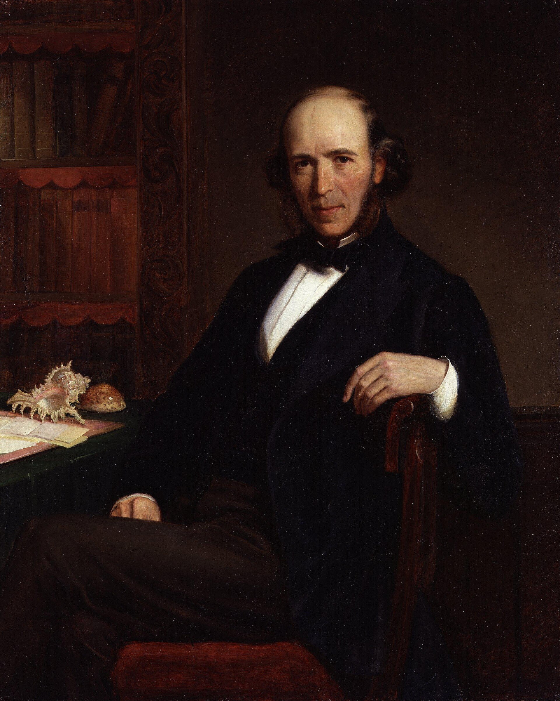 Imagem de referência de Herbert Spencer, descrito nos dados abertos como filósofo e teórico político inglês (1820-1903)
