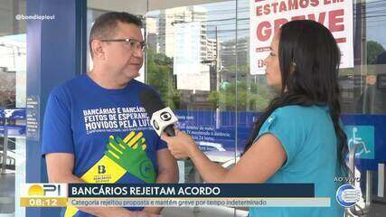 Bancários rejeitam proposta e mantêm greve por tempo indeterminado