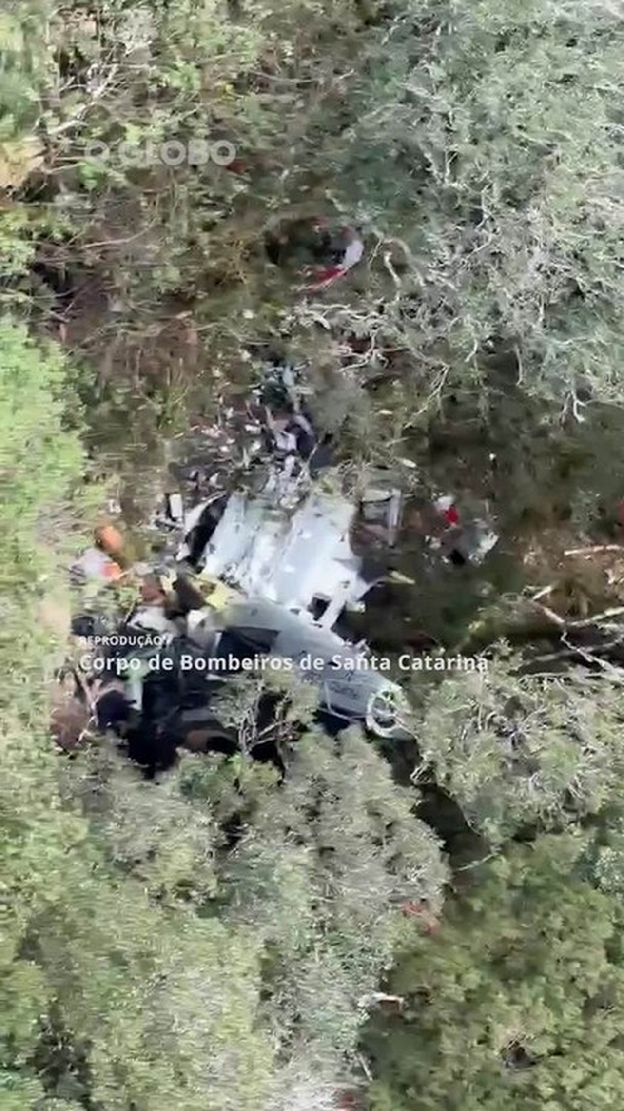 'Não houve explosão', diz tenente-coronel dos bombeiros sobre acidente com helicóptero em Santa Catarina