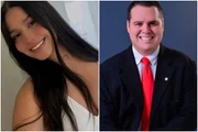Isabelle à esquerda e João à direita