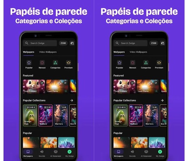10 apps de papel de parede para personalizar o seu celular