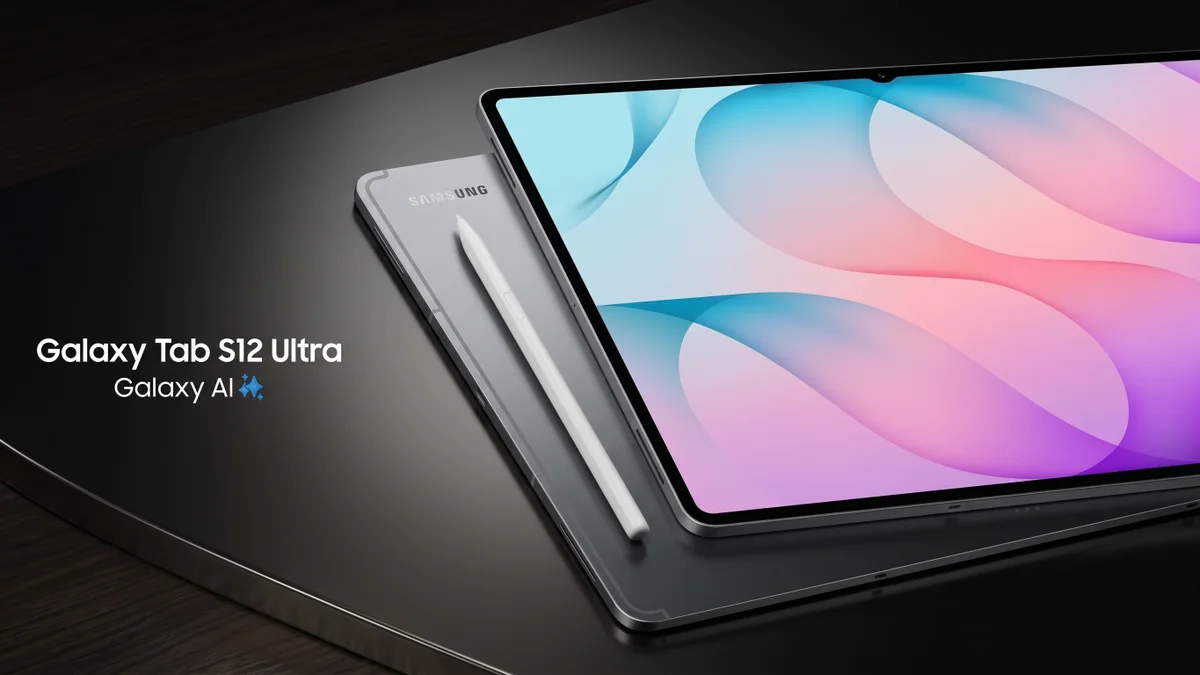 Imagem da matéria: Galaxy Tab S12+ e Ultra vazam com telas gigantes e até 16 GB de RAM