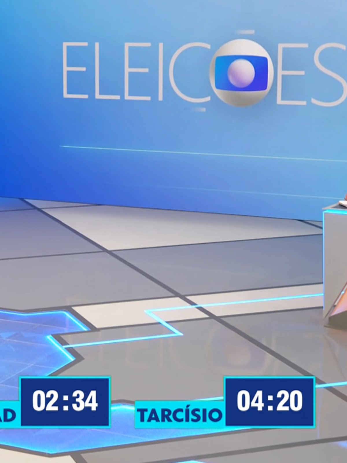 Tarcísio compara Haddad a Pinóquio durante debate: 'Você me lembra aquele personagem que quando mentia, o nariz crescia'