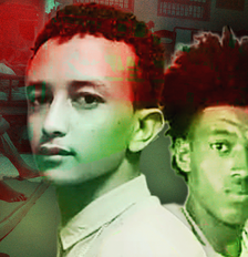 Kibrom Kinfe Aregawi e Tsigabu Gebremariam (à direita) estão entre os cinco etíopes executados em 23 de junho, cujos corpos não foram devolvidos às suas famílias Foto: Handout/BBC / BBC News Brasil