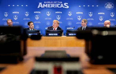 Trump promete utilizar ‘poderio militar sem igual’ em campanha contra cartéis de drogas