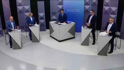 Debate candidatos a governador de SC - Bloco 1