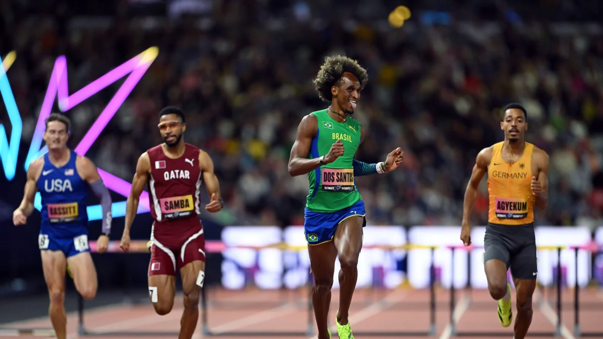 Alison dos Santos conquista novo recorde na semi dos jogos Sul-Americanos