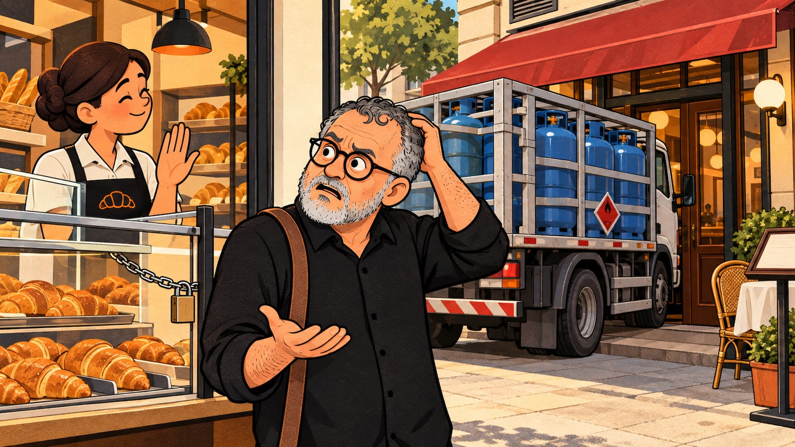 O problema não era o croissant Imagem gerada com IA / DALL-E 3