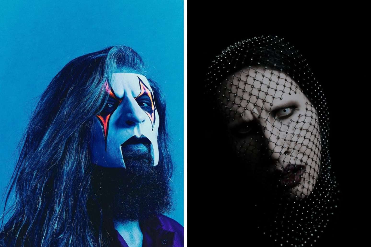 James Root, do Slipknot; Marilyn Manson, cantor
