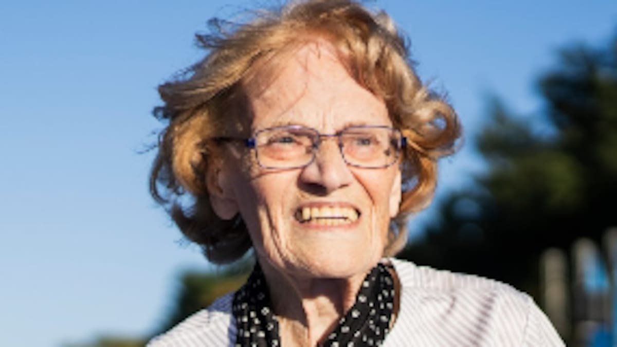 Ruth Ritcher, la corredora alemana de 88 años que hizo historia en el Maratón de Berlín 2026 (Foto: Instagram/qberlinmarathon)