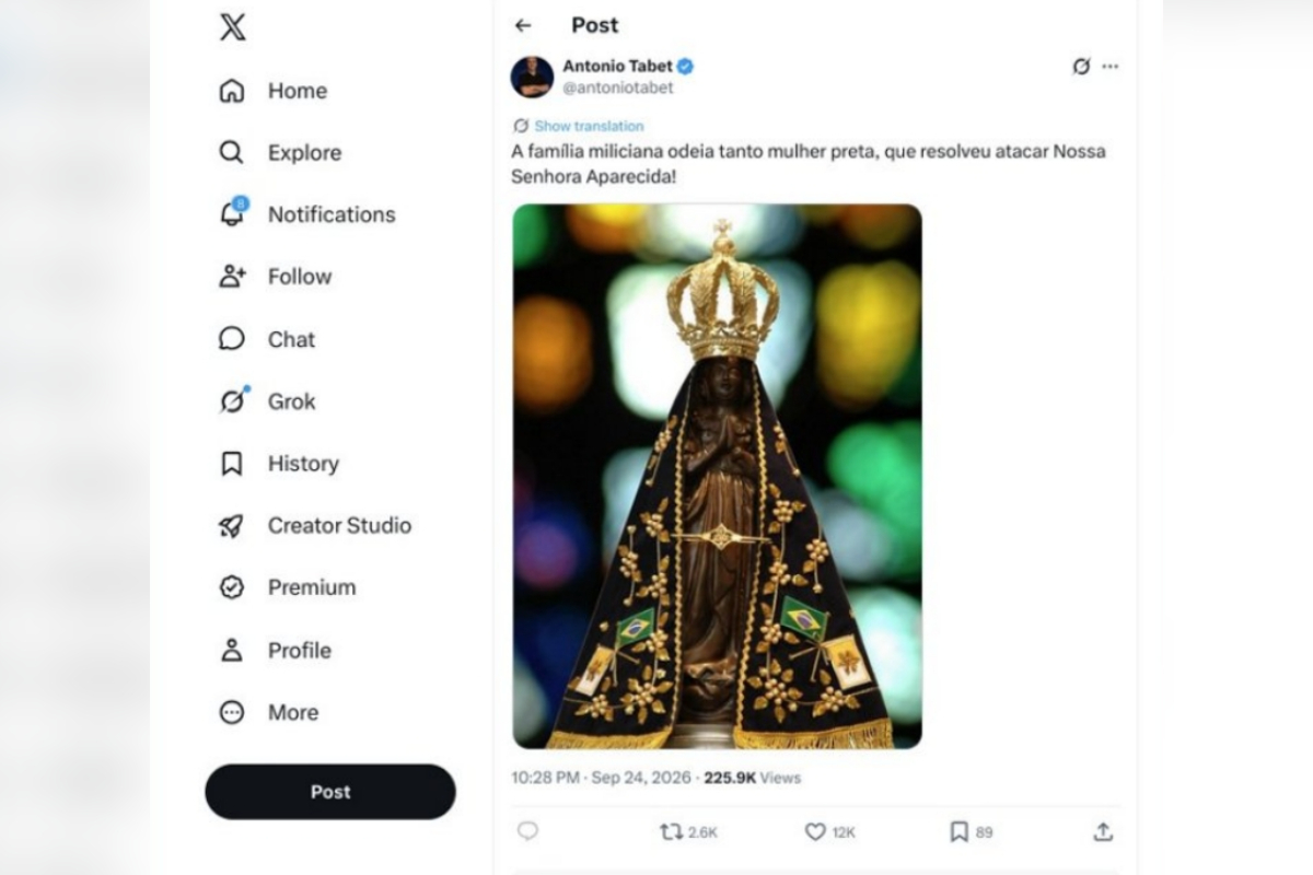 Dino leva ao plenário do STF decisão que liberou posts sobre Nossa Senhora