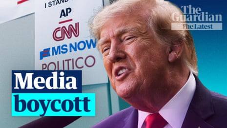 Major TV networks have united in a boycott of pooled coverage of Donald Trump after three news organisations had their access to the White House removed. Lucy Hough speaks to the Guardian’s international news editor Paul Owen