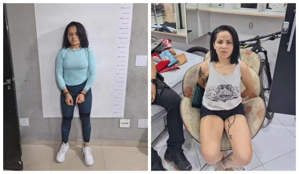Mainha do Crime, uma das atravessadoras de peças de alto padrão, foi presa pela Polícia Civil de São Paulo — Foto: Reprodução/Polícia Civil