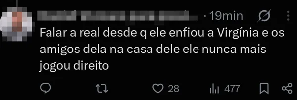 Torcedores detonam Vini Jr. e culpam Virginia Fonseca: “Acabou a carreira” - destaque galeria