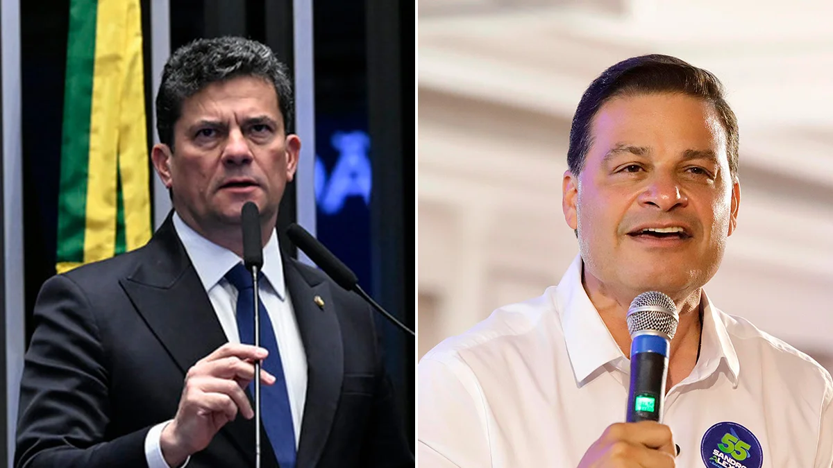 Em debate, Sandro Alex confronta Moro sobre voto em Dino: "Traiu Bolsonaro"