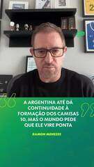 Ramon compara sucesso da Argentina e do Brasil em formar meias: "Dão continuidade"