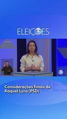 Debate PE: Considerações finais de Raquel Lyra (PSD)