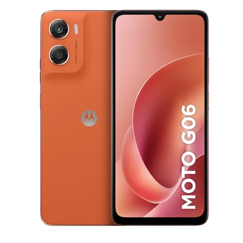 Smartphone Motorola Moto g06 128GB 12GB RAM Laranja