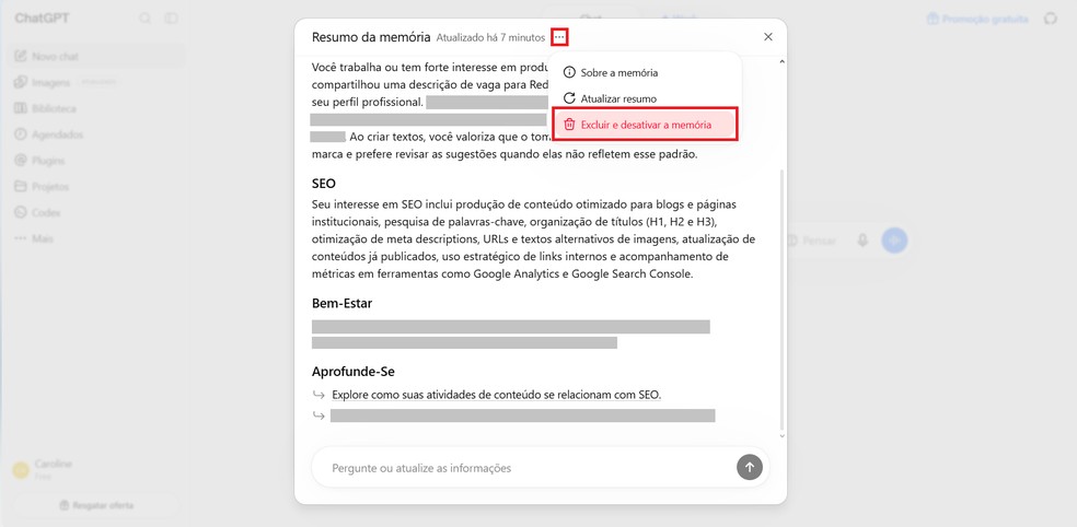 Como resetar o ChatGPT: veja como apagar a memória da IA