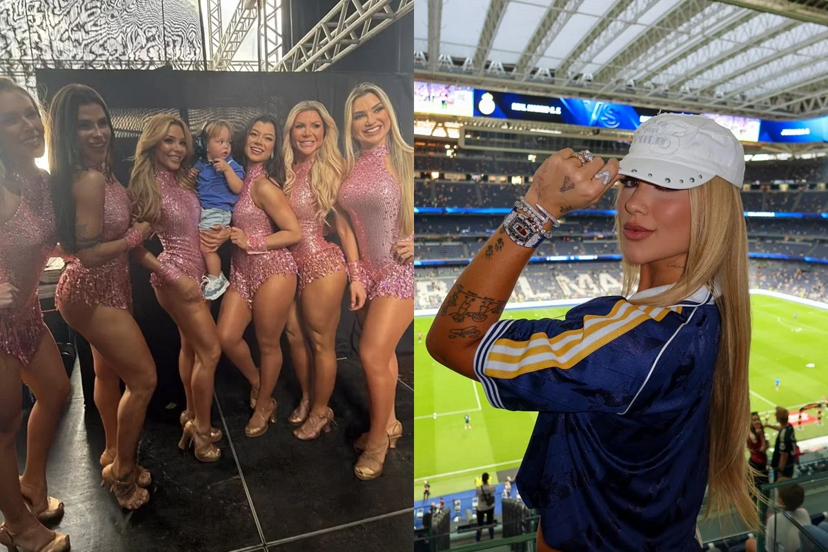 Filho de Virginia se encanta por bailarinas de Leonardo e influencer reage