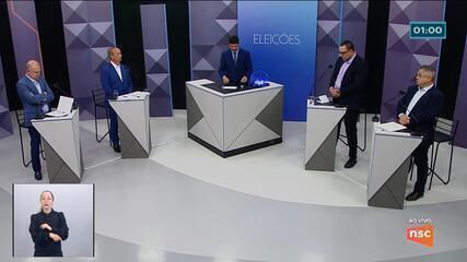 Debate candidatos a governador de SC - Bloco 2