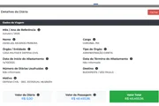 Valor de viagem divulgada no Portal da Transparência