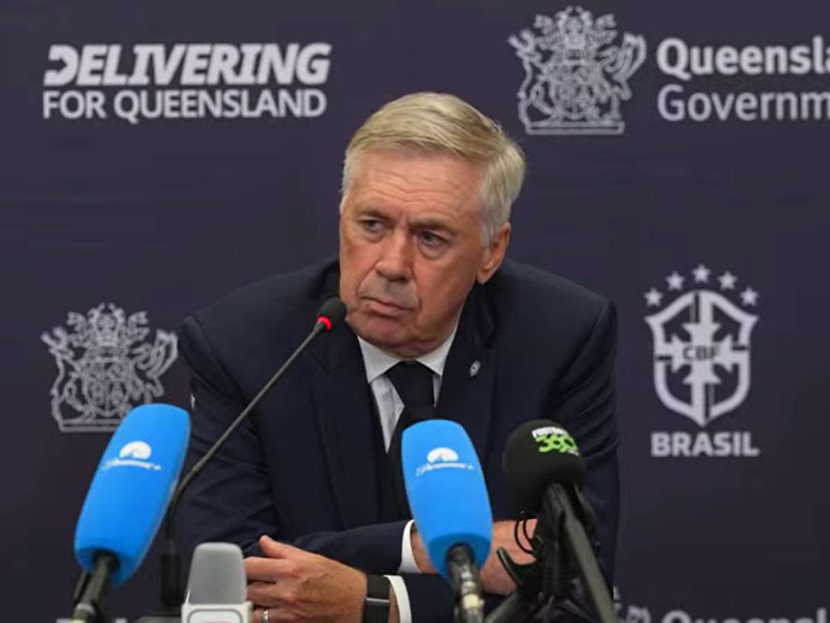 Arrependimento da Copa? Ancelotti explica escolha por Vini Jr. para bater pênalti contra Austrália