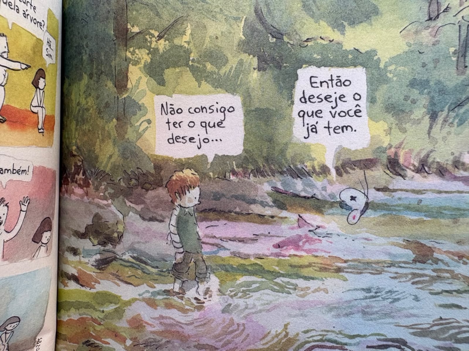 O formato também ajuda. Algumas tirinhas são coloridas, enquanto outras aparecem em preto e branco foto por Cauê Teixeira