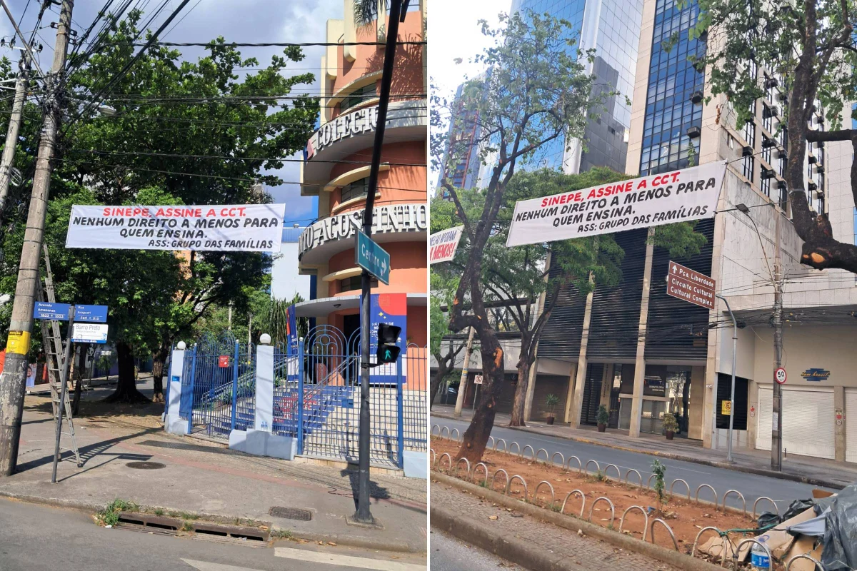 Famílias fazem pressão por acordo após greve em escolas particulares de MG