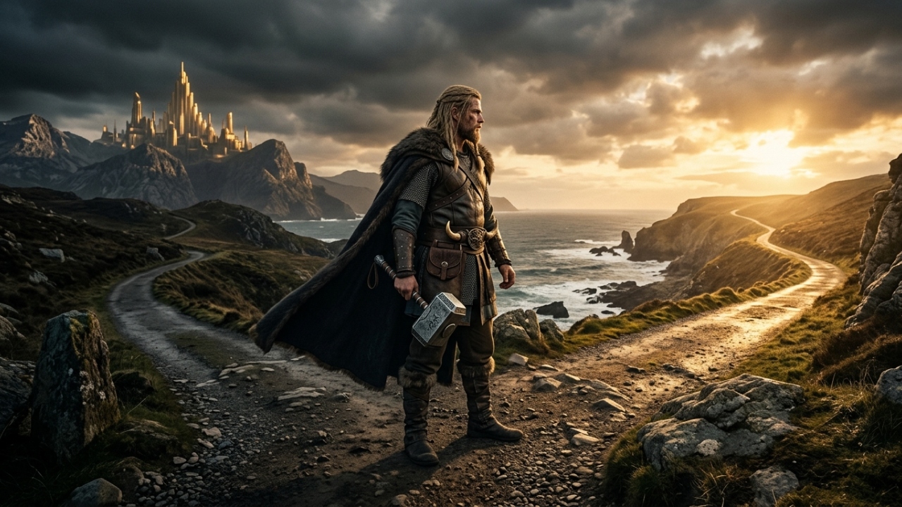 Thor, interpretado por Chris Hemsworth, em Vingadores: Ultimato: “Está na hora de eu ser quem sou, em vez de quem eu deveria ser”
