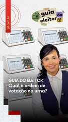 Guia do eleitor: Qual a ordem de votação na urna?