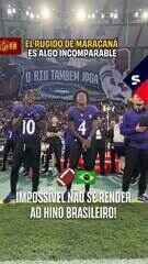 Até os jogadores dos Ravens se renderam ao Hino Nacional Brasileiro!