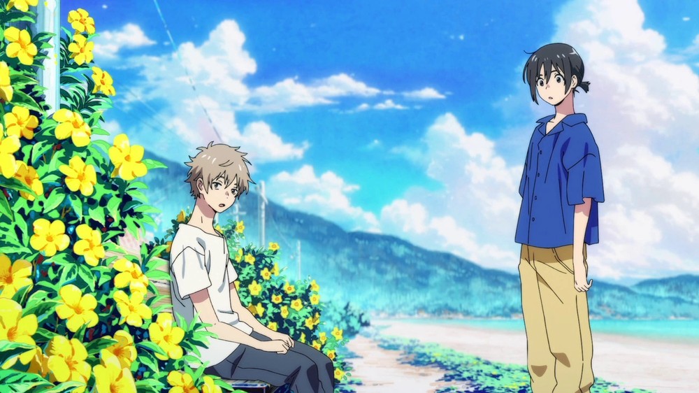 O Estranho na Praia é baseado no mangá Umibe no Étranger, de Kanna Kii — Foto: Reprodução/IMDb