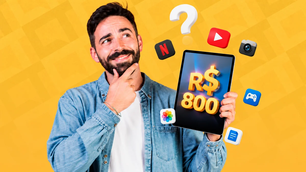 Imagem da matéria: O que um tablet de R$ 800 realmente consegue fazer na prática em 2026?