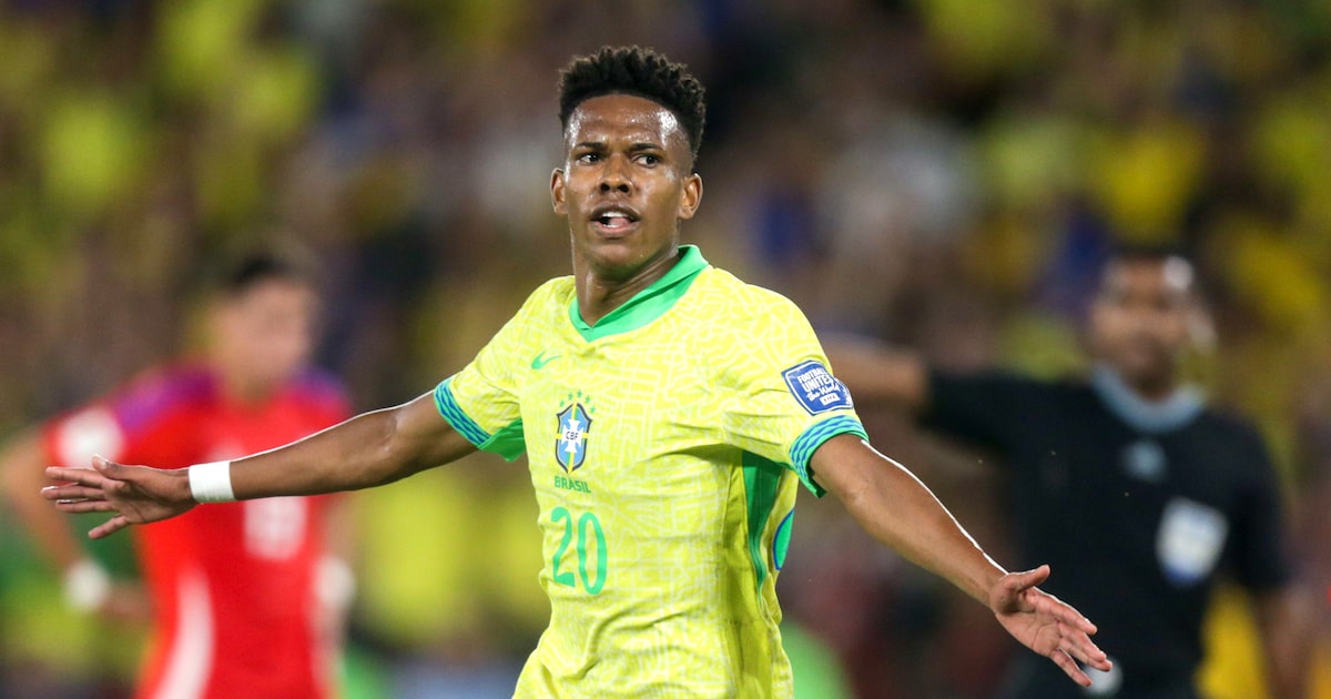 Estêvão celebra volta à seleção após ausência na Copa: ‘Não é fácil perder um momento especial’