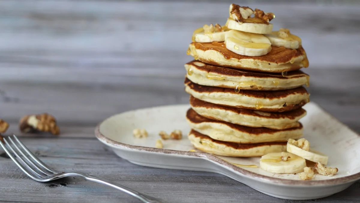 Panqueca de banana proteica