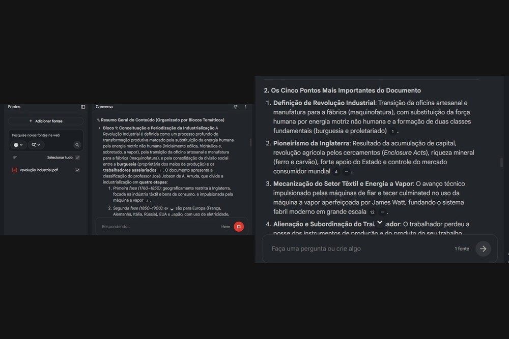 Resumo com base em fonte no Gemini Notebook (antigo NotebookLM) — Foto: Diedrich Bader/TechTudo