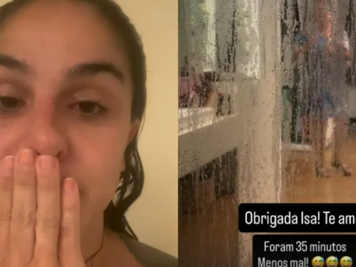 Noiva de Fábio Porchat fica presa dentro de box do banheiro e chama sogra para ajudá-la: 'Humilhação'