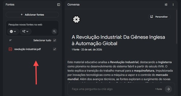 Prompt para transformar PDF em mapa mental no NotebookLM: veja como fazer