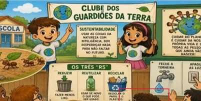 Atividade distribu&iacute;da pela Prefeitura de Itapecerica da Serra a alunos do 3&ordm; ano mostra menino negro dentro de lixeira em ilustra&ccedil;&atilde;o. Foto: Reprodu&ccedil;&atilde;o/TV Globo
