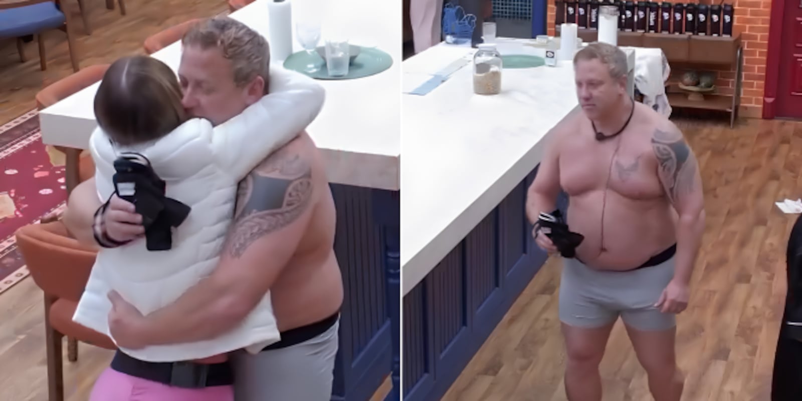 Confira o vídeo completo do abraço entre Ana e Serginho Reprodução/RECORD