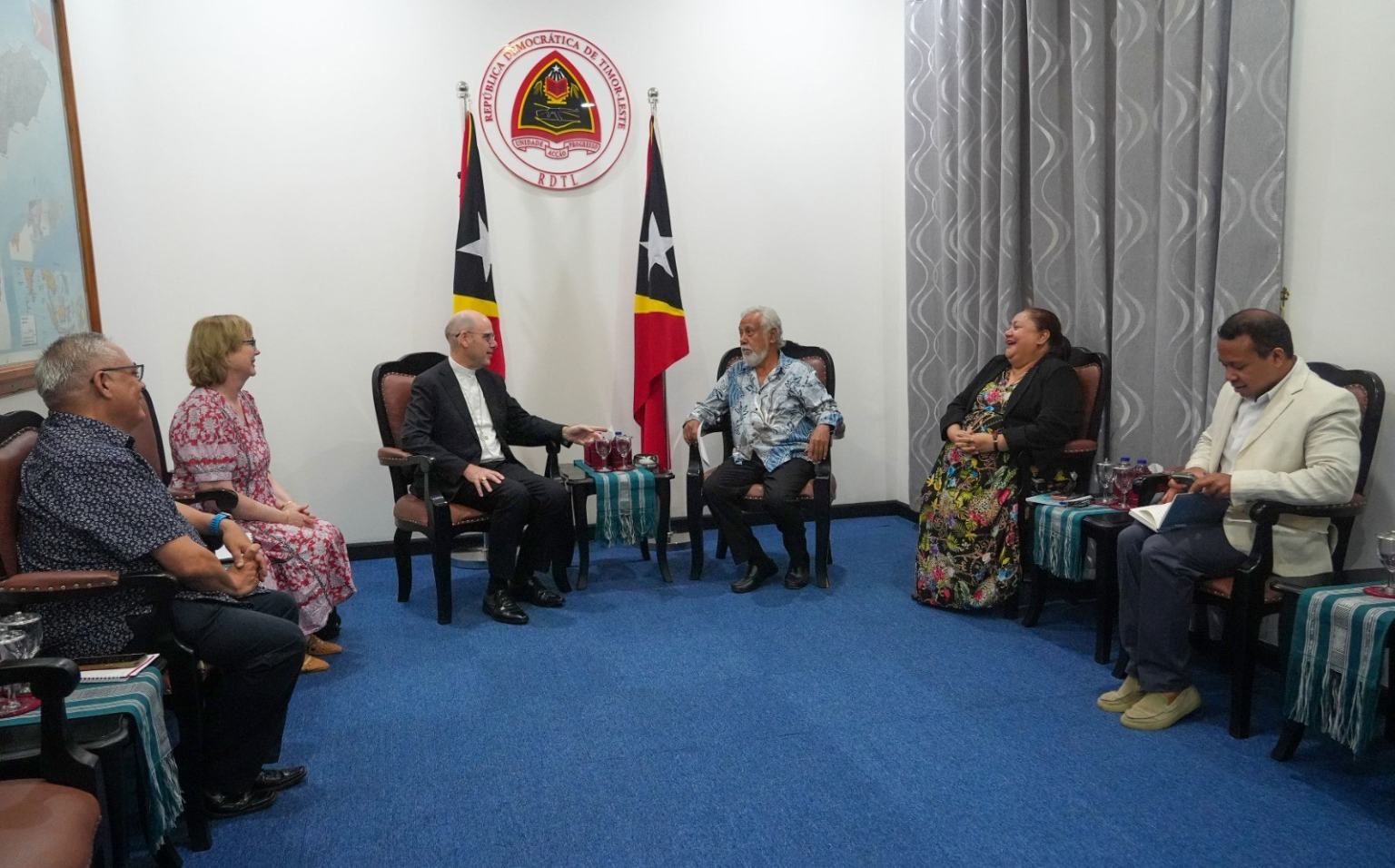Caritas Austrália debate apoiu ba Timor-Leste ho Primeiru Ministru