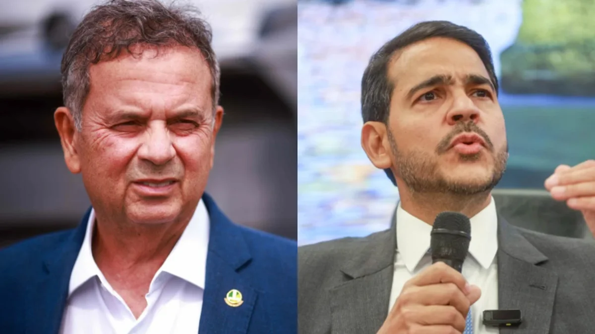Senador Rogério Marinho e ministro da AGU, Jorge Messias