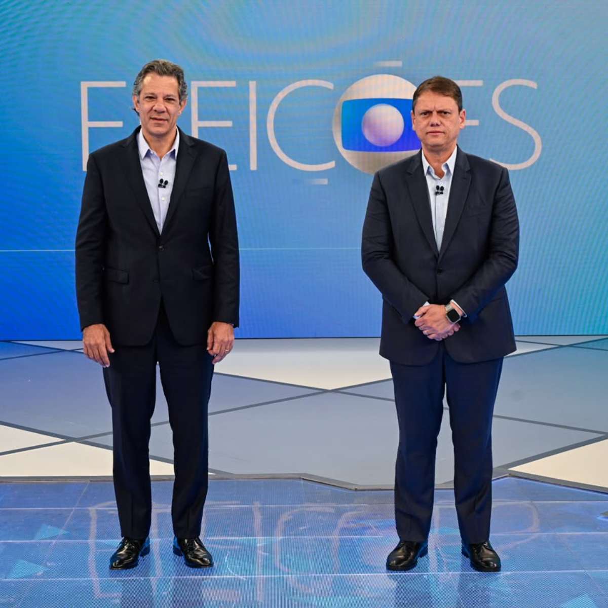 Tarcísio e Haddad participam do debate da Globo; acompanhe ao vivo