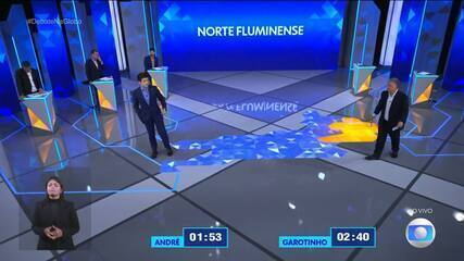 Debate RJ: André Marinho (Novo) pergunta para Anthony Garotinho (Republicanos) sobre saúde no Norte Fluminense