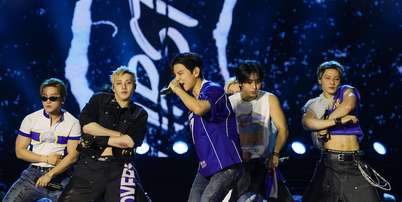 Show da banda Stray Kids no Palco Mundo: primeiro headliner do K-pop no Rock in Rio Foto: Pedro Kirilos/Estad&atilde;o / Estad&atilde;o