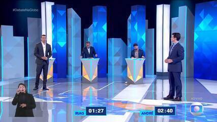 Debate RJ: Douglas Ruas (PL) pergunta para André Marinho (Novo) sobre saúde na Região Serrana