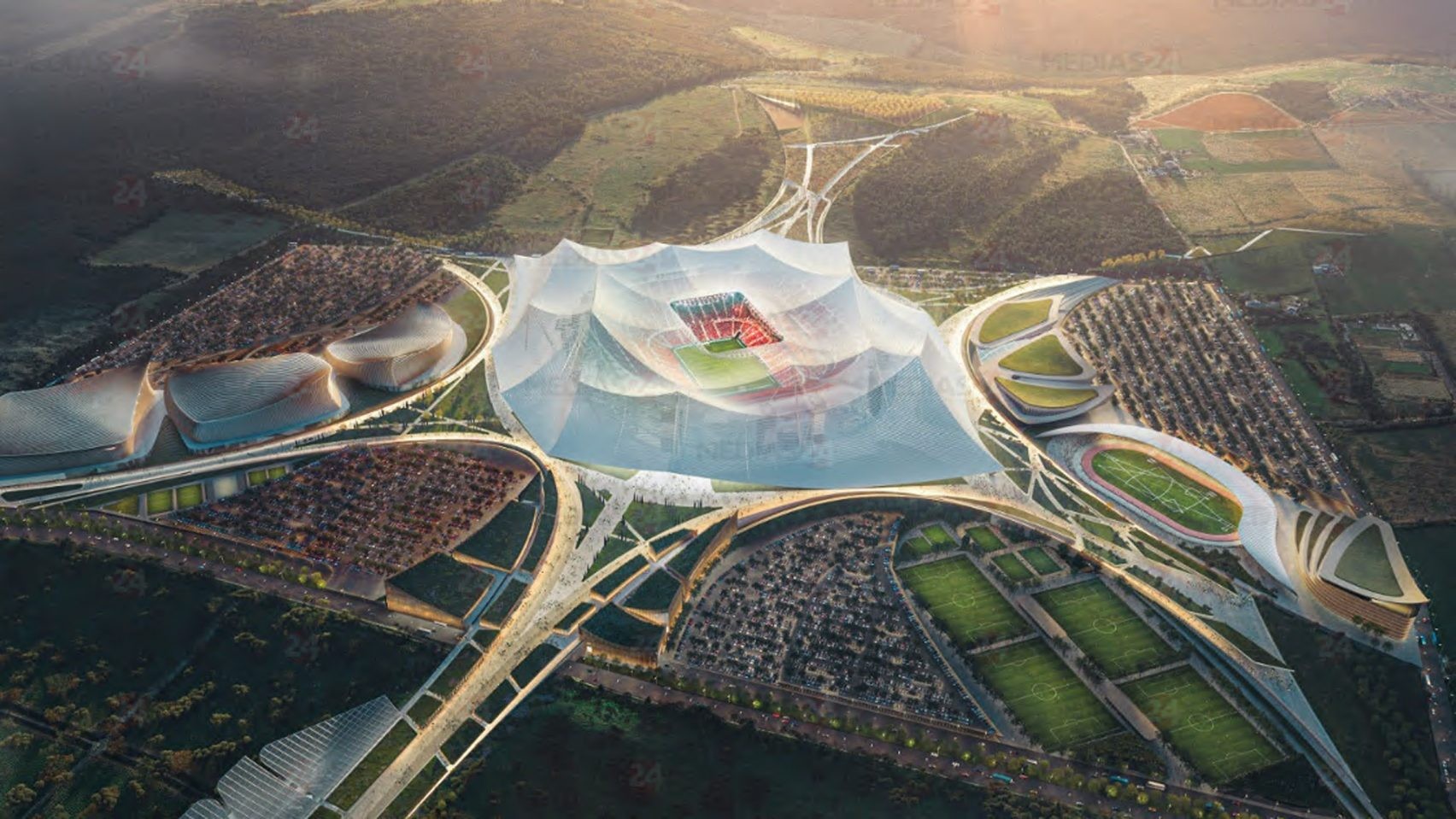 Copa do Mundo 2030: como está a obra do estádio do Marrocos para 115 mil pessoas que briga pela final